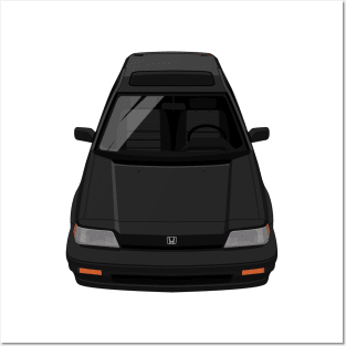 Civic SI 3rd gen 1984-1986 - Black Posters and Art